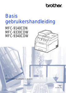 Handleiding Brother MFC-9140CDN Multifunctional printer