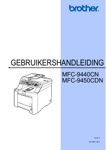 Handleiding Brother MFC-9450CDN Multifunctional printer