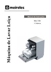 Manual Meireles MLLI 106 Máquina de lavar louça