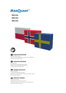 Bruksanvisning MarQuant 002-222 Högtalare