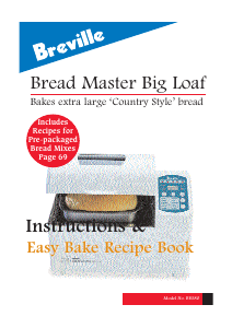 Manual Breville BB380 Bread Master Bread Maker