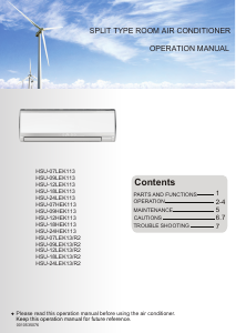 Manual Haier HSU-07LEK113 Air Conditioner