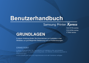 Bedienungsanleitung Samsung CLX-6260FR Multifunktionsdrucker