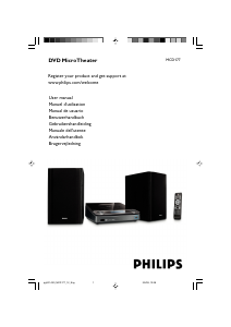 Manual de uso Philips MCD177 Set de estéreo