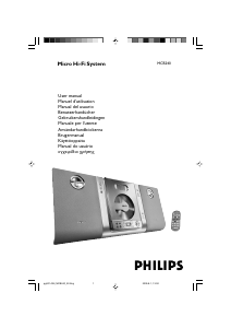 Manual de uso Philips MCB240 Set de estéreo