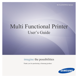 Handleiding Samsung MultiXpress 6545N Multifunctional printer