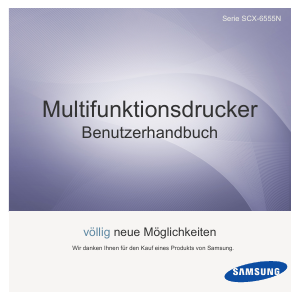 Bedienungsanleitung Samsung MultiXpress 6555N Multifunktionsdrucker