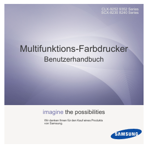 Bedienungsanleitung Samsung MultiXpress 8230NA Multifunktionsdrucker