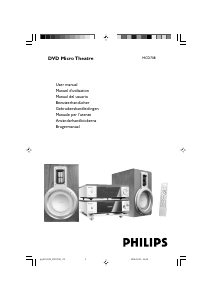 Manual Philips MCD708 Stereo-set