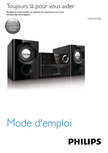 Mode d’emploi Philips MCM1150 Stéréo