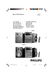 Manual de uso Philips MCM9 Set de estéreo