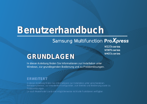 Bedienungsanleitung Samsung ProXpress M3875FD Multifunktionsdrucker