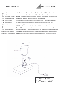 Manuale Trio 5901011-07 Till Lampada