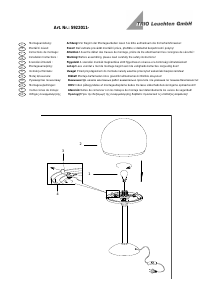 Handleiding Trio 5922011-07 Joost Lamp