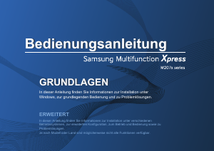 Bedienungsanleitung Samsung Xpress M2070 Multifunktionsdrucker