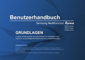 Bedienungsanleitung Samsung Xpress M2675FN Multifunktionsdrucker