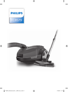 Manual de uso Philips FC8579 Aspirador