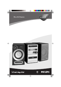 Käyttöohje Philips MC-220 Stereosetti