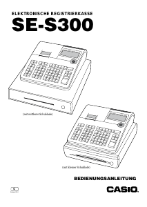 Bedienungsanleitung Casio SE-S300 Registrierkasse