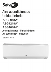 Manual Saivod ASG 1818 WI Ar condicionado