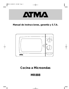 Manual de uso Atma MR888 Microondas