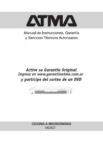 Manual de uso Atma MD927 Microondas