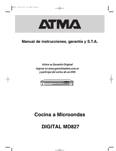 Manual de uso Atma MD827 Microondas