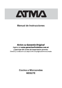Manual de uso Atma MD927E Microondas