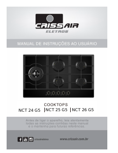 Manual Crissair NCT 26 G5 Placa