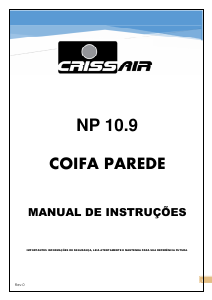Manual Crissair NP 10.9 Exaustor