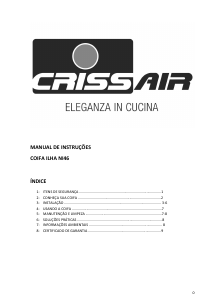 Manual Crissair NI 46 Exaustor