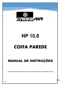 Manual Crissair NP 10.8 Exaustor