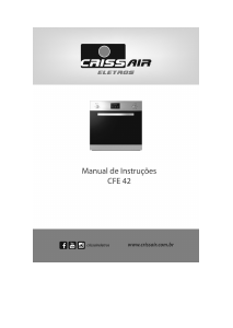 Manual Crissair CFE 42 G3 Forno