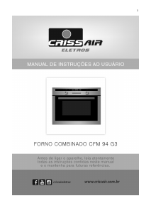 Manual Crissair CFM 94 G3 Forno