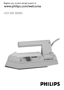 Manual Philips HD1301 Iron