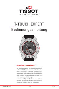 Bedienungsanleitung Tissot 141 T-Touch Expert Armbanduhr