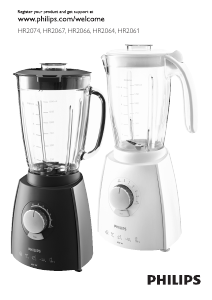 Kullanım kılavuzu Philips HR2064 Blender