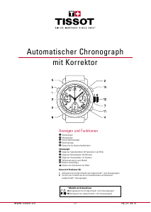 Bedienungsanleitung Tissot 148 Automatic Chronograph Armbanduhr