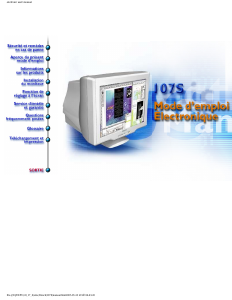 Manual Philips 107S70 Monitor