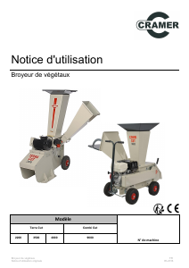 Mode d’emploi Cramer 4000 Terra Cut Broyeur à végétaux