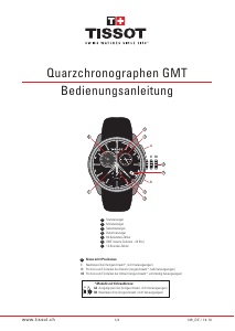 Bedienungsanleitung Tissot 149 Quartz Chronograph GMT Armbanduhr