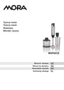Návod Mora MSP 603 X Ponorný mixér
