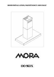 Instrukcja Mora OO 963 X Okap kuchenny
