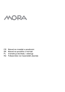 Manuál Mora OK 935 X Odsavač par