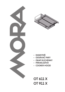 Manual Mora OT 611 X Cooker Hood