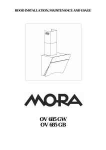 Használati útmutató Mora OV 685 GB Páraelszívó