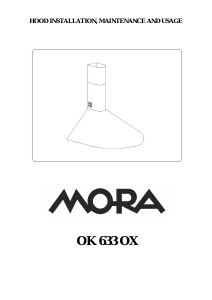 Instrukcja Mora OK 633 OX Okap kuchenny