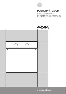 Manuál Mora VT 101 BX Trouba