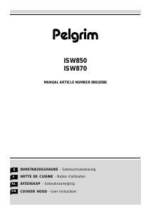 Manual Pelgrim ISW850RVS Cooker Hood