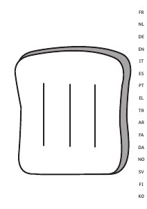 Manual Tefal TT160812 Prăjitor de pâine